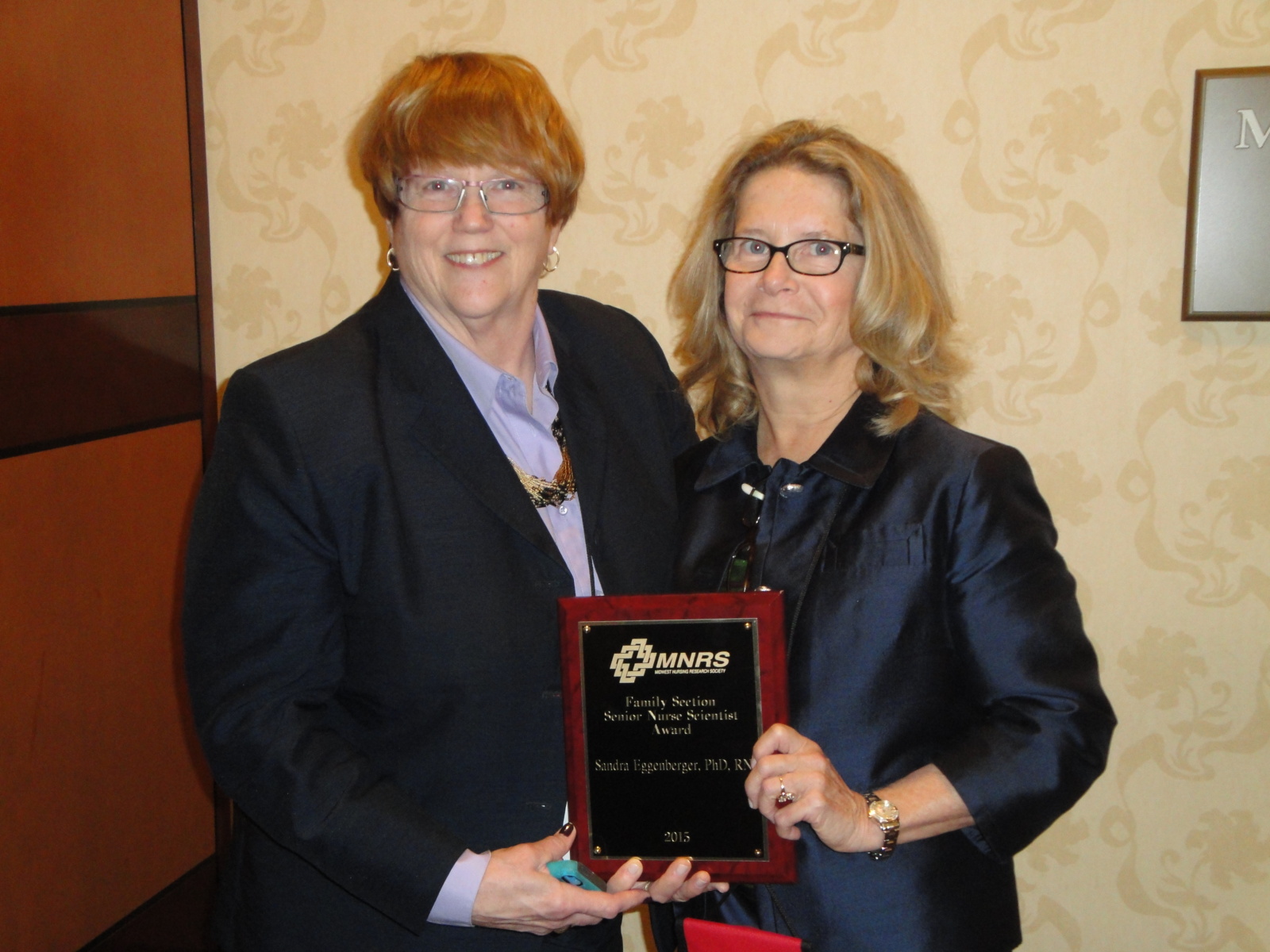 Dr. Sandra Eggenberger: 2015 Senior Nurse Scientist Award (MNRS Family ...