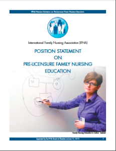 IFNA Position Statement on Pre-Licensure Family Nursing Education
