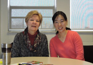 Left to right: Dr. Kathleen Knafl and Dr. Junko Honda