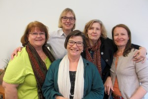 From left to right: Andrea Erb; Marianne Kläusler-Troxler; Kristin Jaggi; Maya Christen; Barbara Dinten 